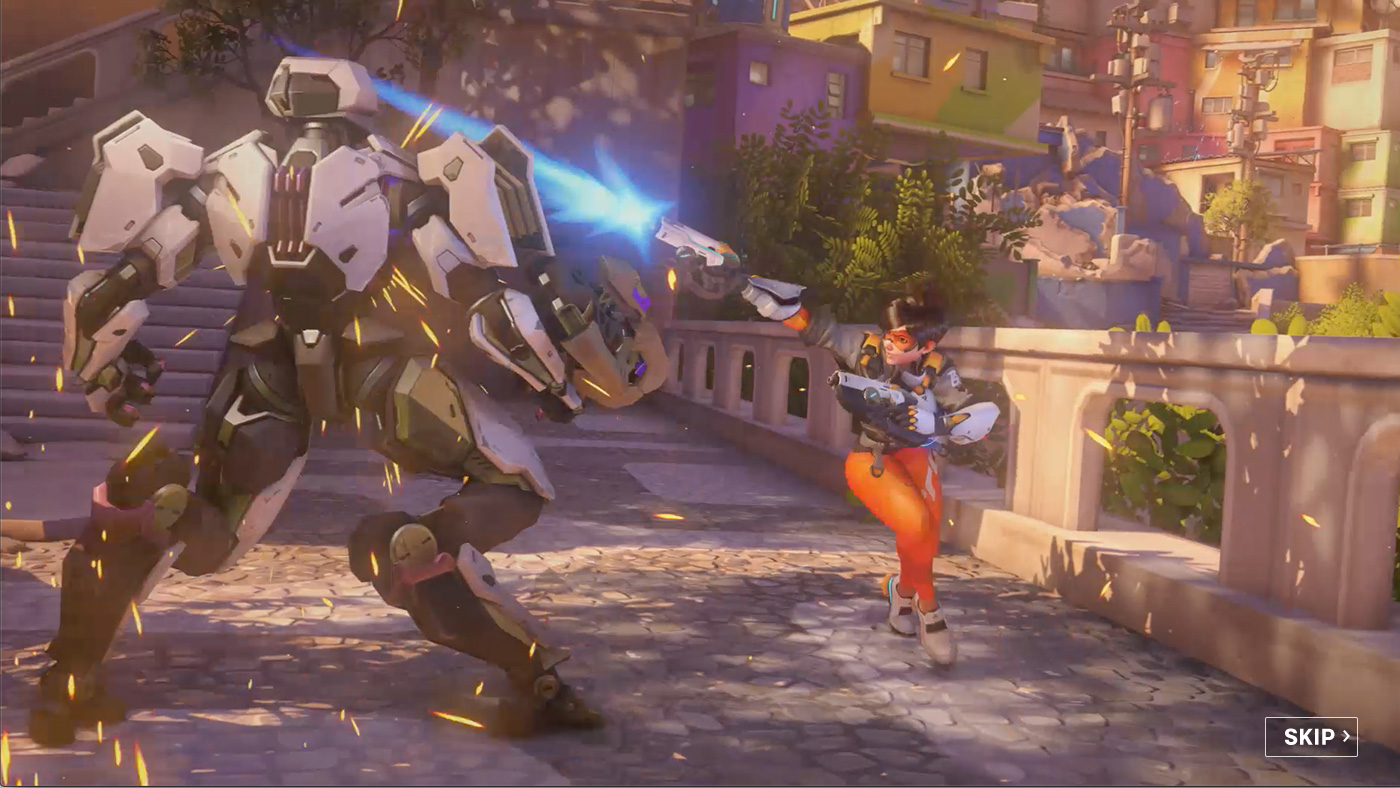 Screenshot from Overwatch 2 site intro